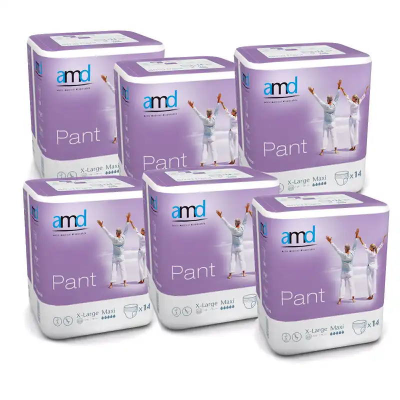 Saisonangebot AMD Pant (MAXI) - saugstarke Inkontinenzpants - Gr. X-Large (XL) - 6x14 St. Karton