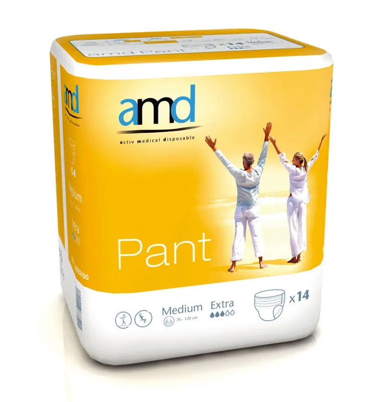 AMD Pant (EXTRA) - Inkontinenzpants - Gr. Medium (M) - 14 Stück Beutel Meistverkauft