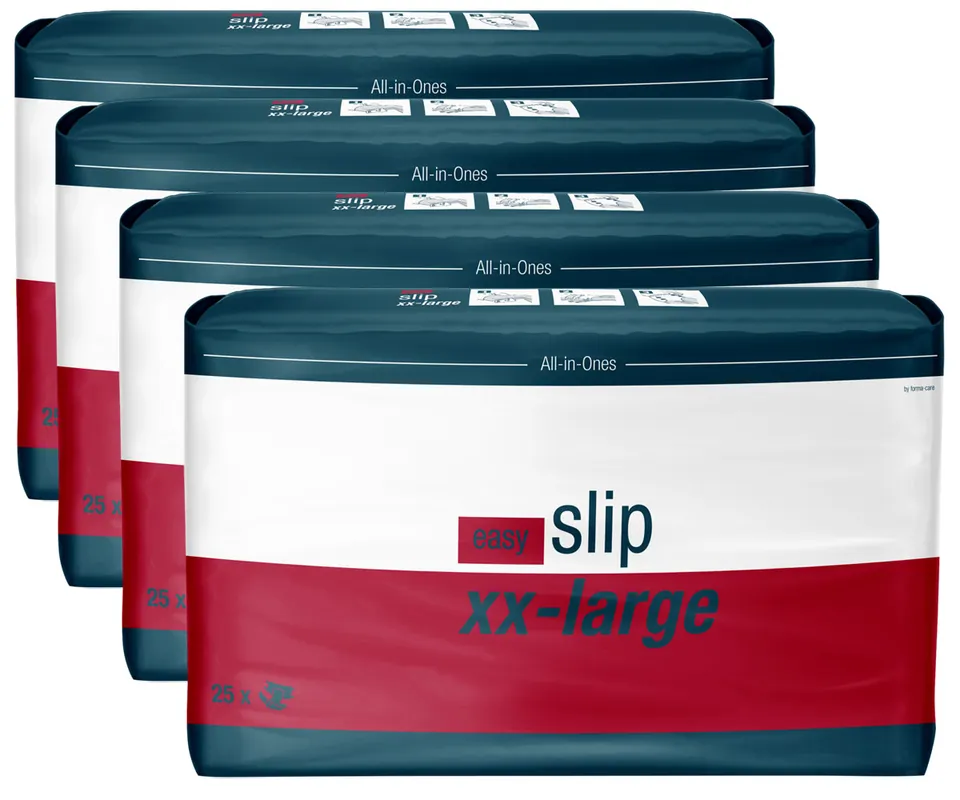 Schneller Versand Easy Slip TBS – atmungsaktive Windeln - XXL - 4x25 St. Vorteilspack