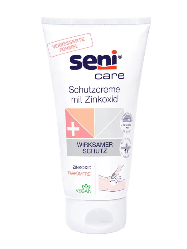 Begrenztes Angebot SENI CARE - Hautschutzcreme mit Zinkoxid (17%), 150 ml