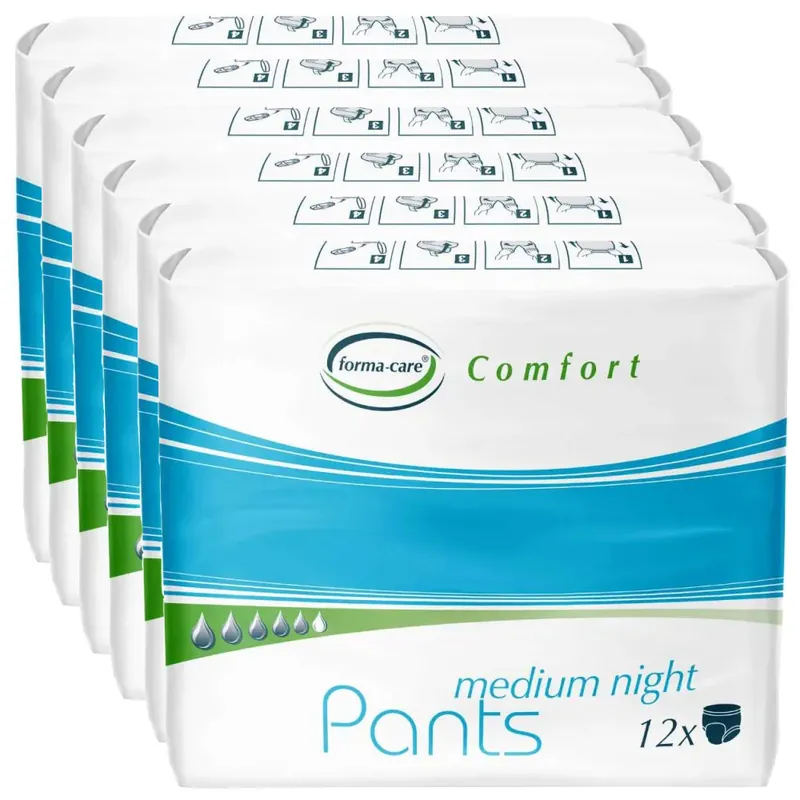 Forma-Care Pants COMFORT Nacht - Medium (M) - 6x12 St. Karton Jetzt Bestellen