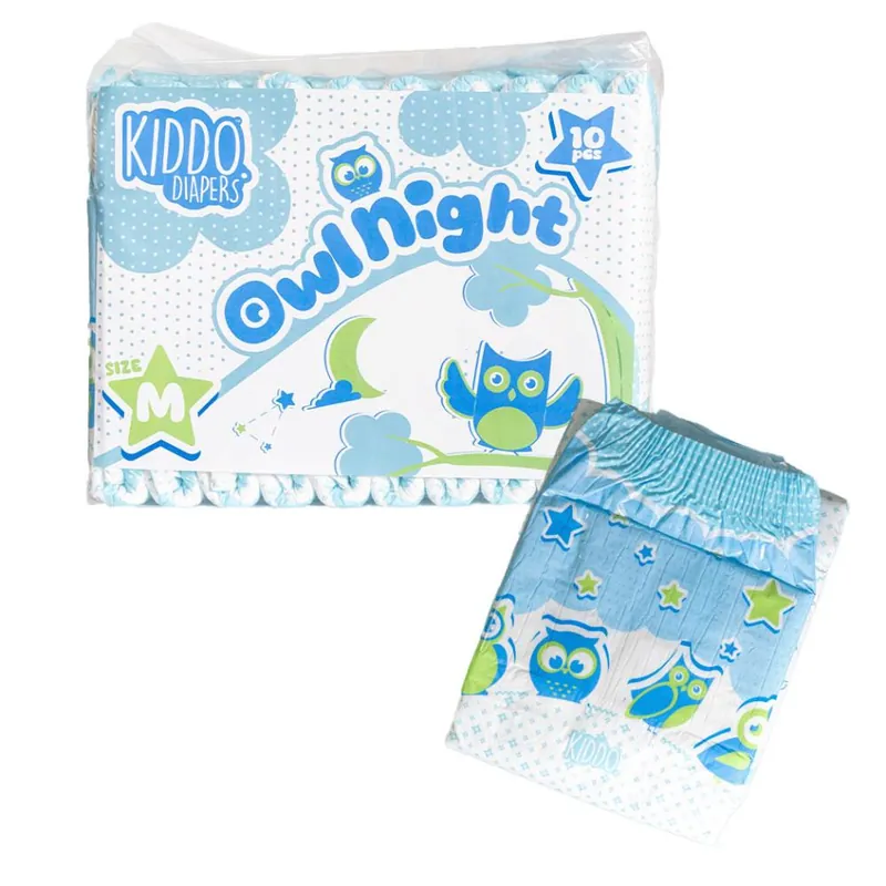 Preisknaller Kiddo Owl Night - bunte Erwachsenenwindeln - Large (L)