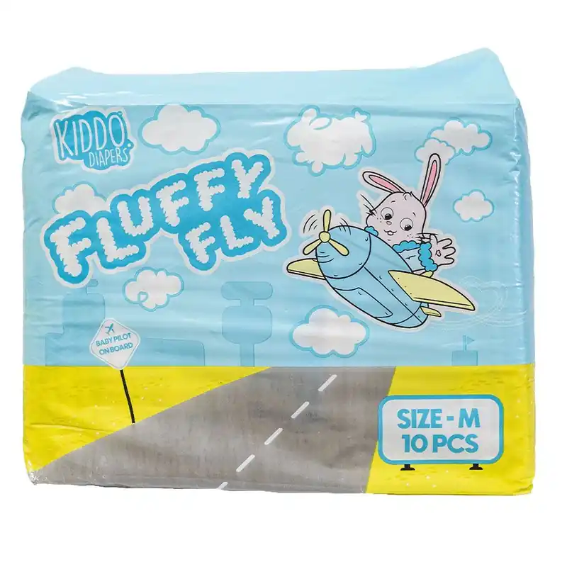Kiddo Fluffy Fly - bunte Erwachsenenwindeln TBS - X-Large (XL) Zertifiziert