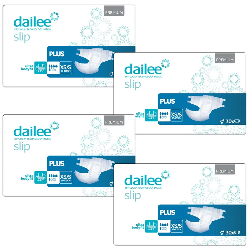 Nur Für Kurze Zeit Dailee Slip Premium Plus | Small (XS/S) | 4x30 St. Karton