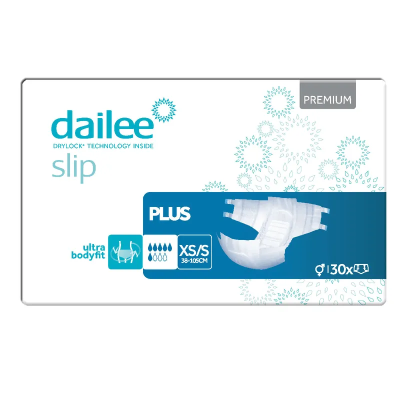 Dailee Slip Premium Plus | Small (XS/S) | 30 Stück Packung Nur Für Kurze Zeit