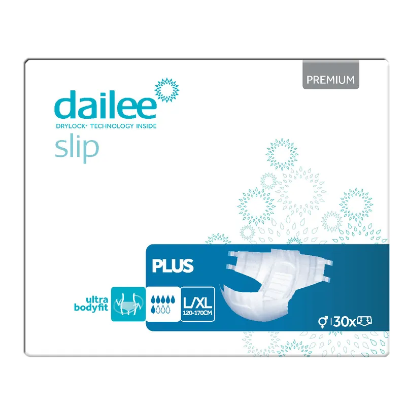 Dailee Slip Premium Plus | Large (L/XL) | 30 Stück Packung Zertifiziert
