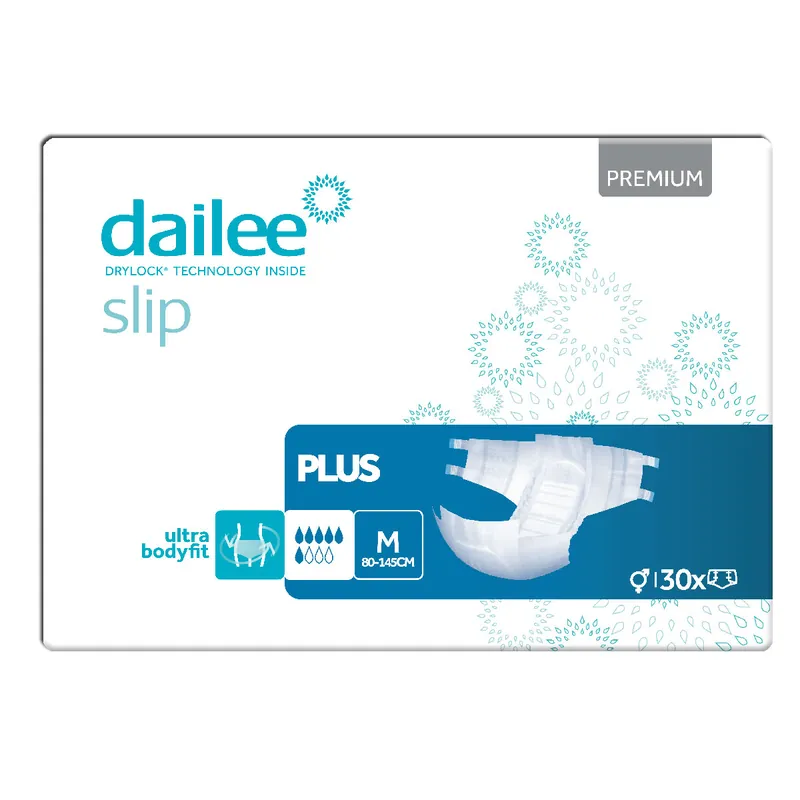 Dailee Slip Premium Plus | Medium (M) | 30 Stück Packung Mega-Angebot