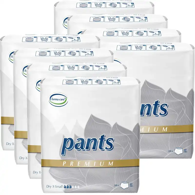 Expressversand Forma-Care Pants - Premium Dry - Extra Small (XS) - 8x10 Stück