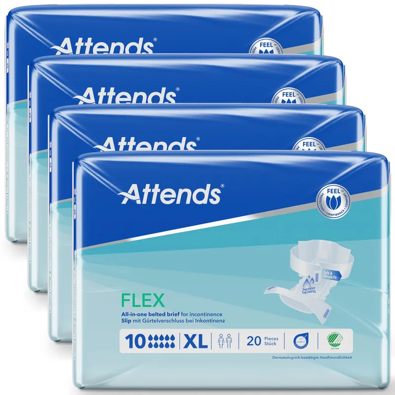ATTENDS Flex 10 - Vorlage mit Hüftbund, X-Large (XL), 80 Stück Online Kaufen