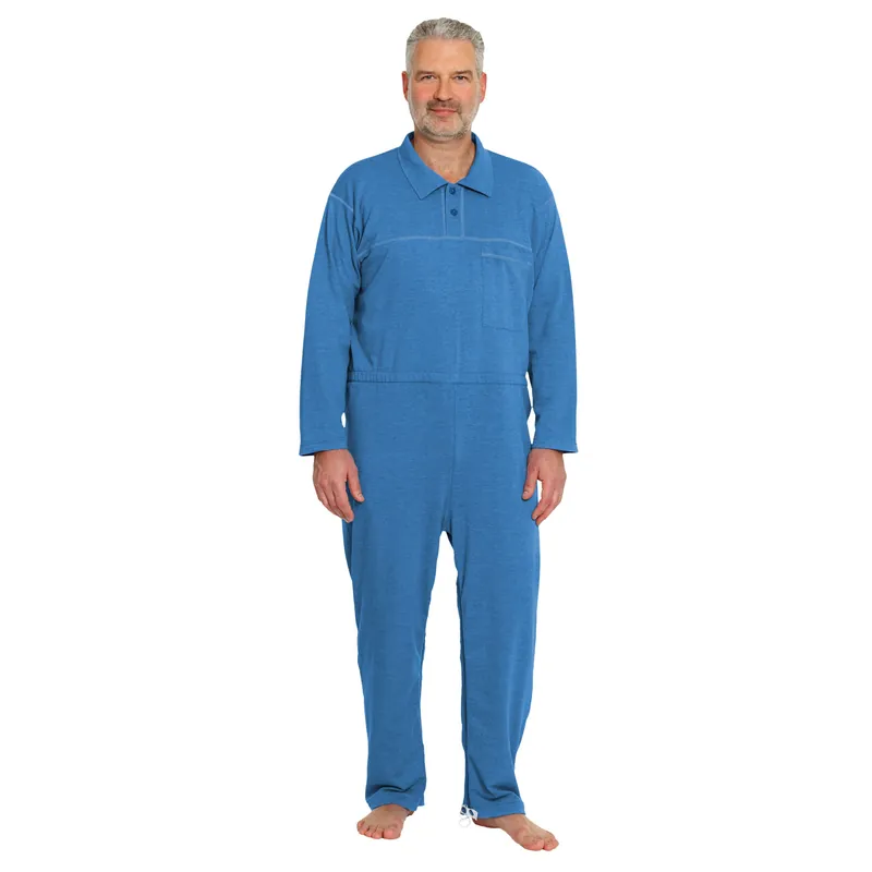 Suprima Pflegeoverall - LANG - mit Beinreißverschluss und Sicherung - 4681 XL Neu