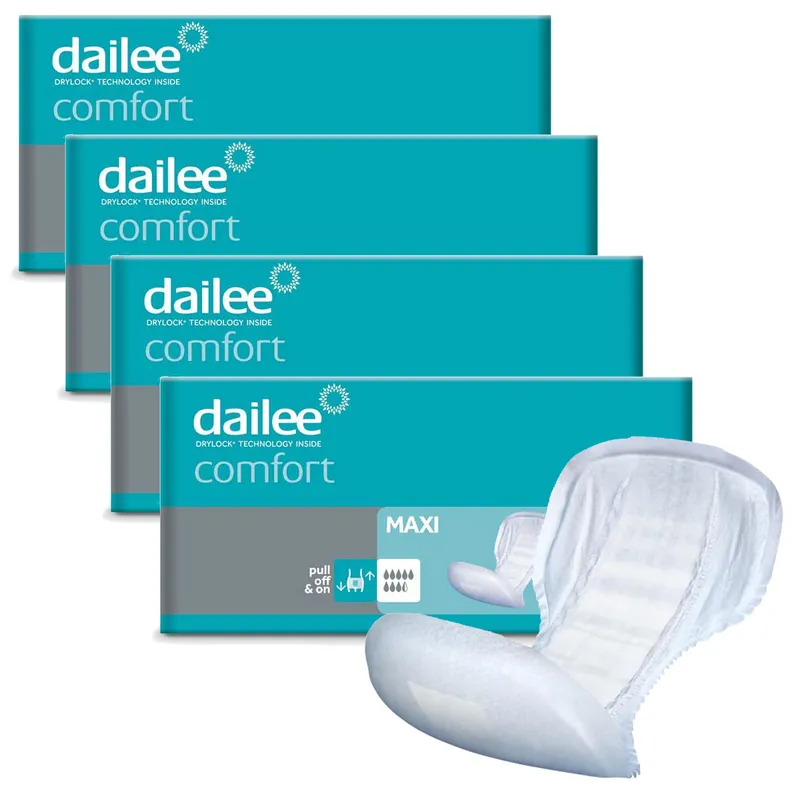 Garantierte Lieferung Dailee Comfort MAXI - Inkontinenzvorlagen | 4x28 St. Karton