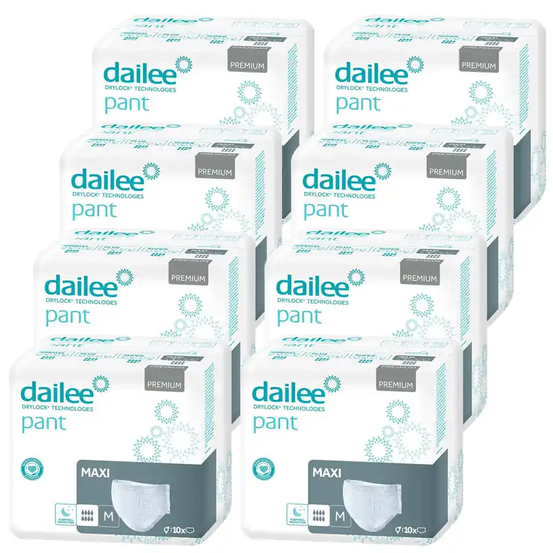 Letzte Chance Dailee Pant Premium MAXI - Medium (M) - 8x10 (80) St. Karton