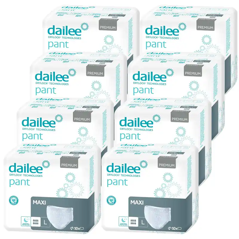 Top-Seller Dailee Pant Premium MAXI - Large (L) - 8x10 (80) St. Karton
