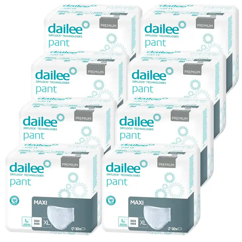 Letzte Chance Dailee Pant Premium MAXI - X-Large (XL) - 8x10 (80) St. Karton