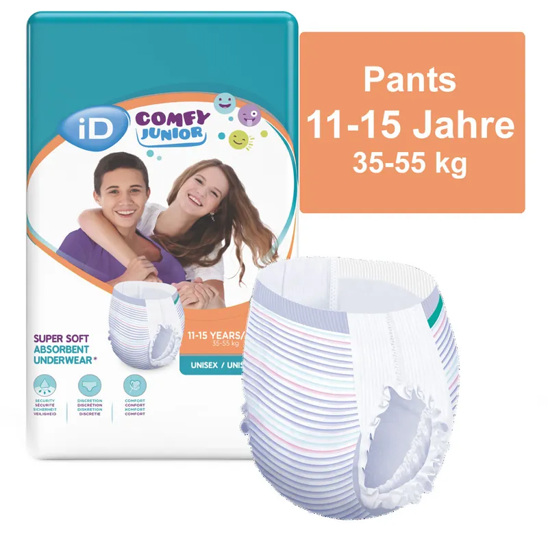 iD Comfy Junior Pants - Jugendliche von 11-15 Jahren - 14 Stück Pack Preiswert