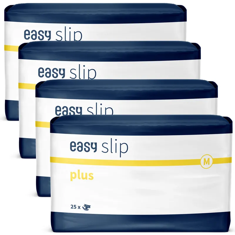 Easy Slip PLUS – atmungsaktive Windeln - 4 x 25 St. - Medium (M) Ausverkauf