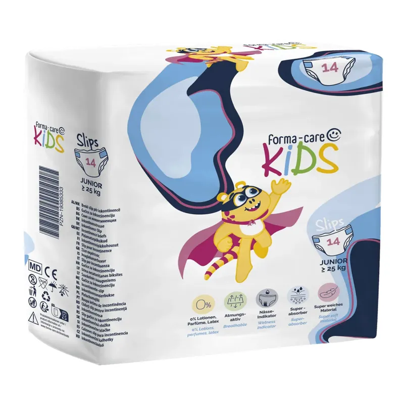 Sofort Bestellen Forma-Care Kids SLIP Junior XS | Windeln ab ca. 4 Jahre | 14 St. Beutel