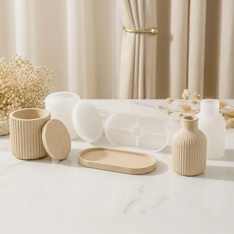 Discovery set - Fluted moulds for Jesmonite creations Preiswert