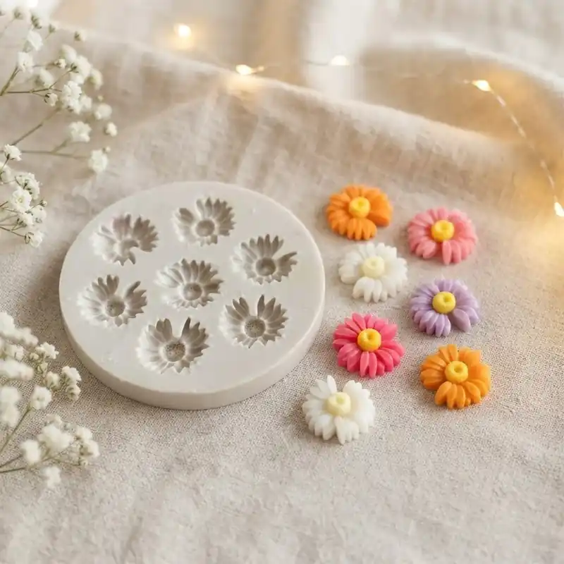 Top-Preis Daisies decoration mould - Silicone