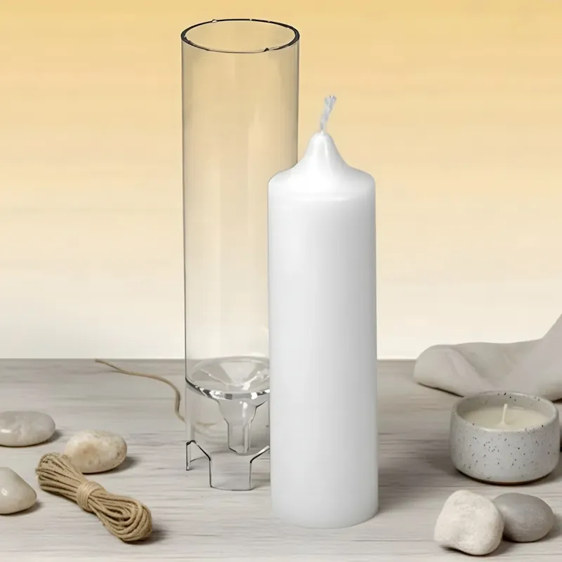Zertifiziert Cylinder candle mould - 50 x 140 mm