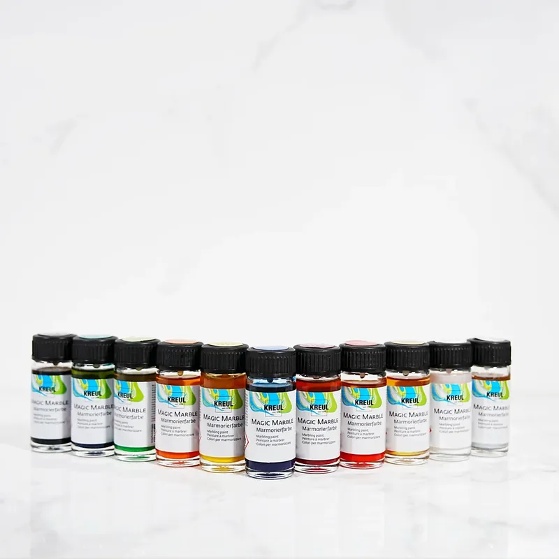Begrenztes Angebot Marbling paint Turquoise for candles