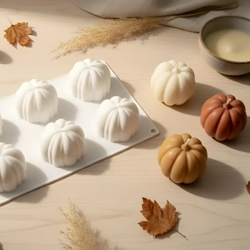 Letzte Chance Pumpkin candle mould - Silicone