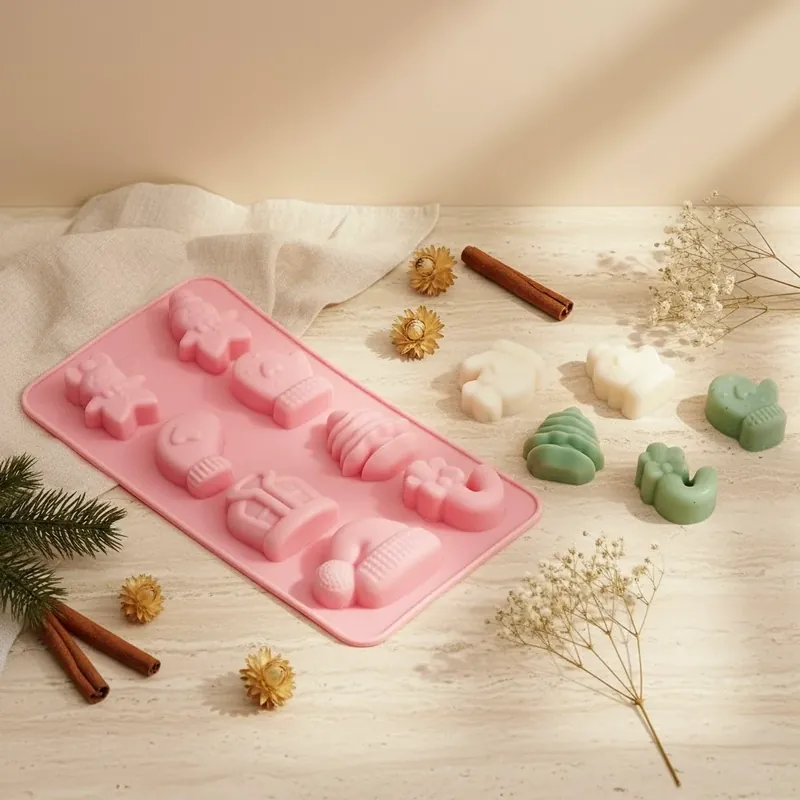 Christmas fondant mould - Silicone Super-Preis