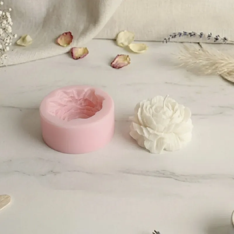 Beliebt Peony candle mould - Silicone