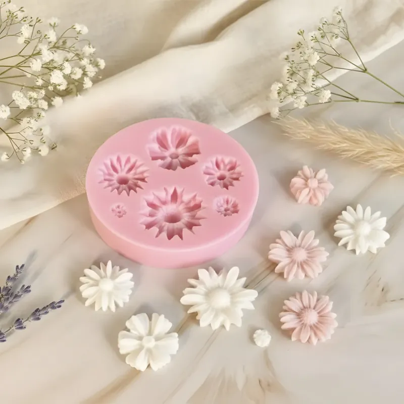 Daisy decoration mould - Silicone Ausverkauf