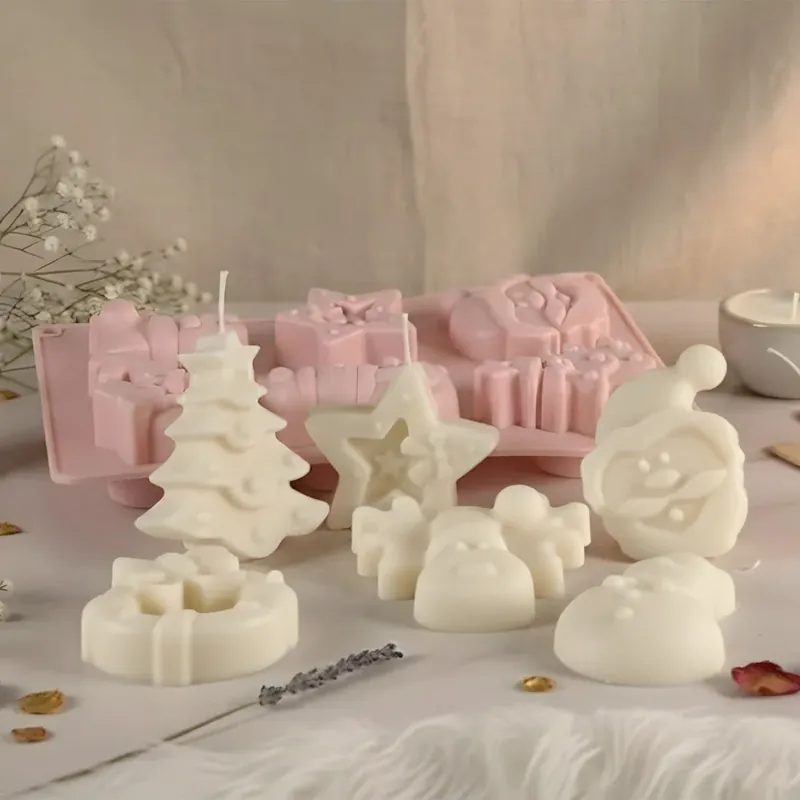 Neue Kollektion Christmas Ornaments candle mould - Silicone