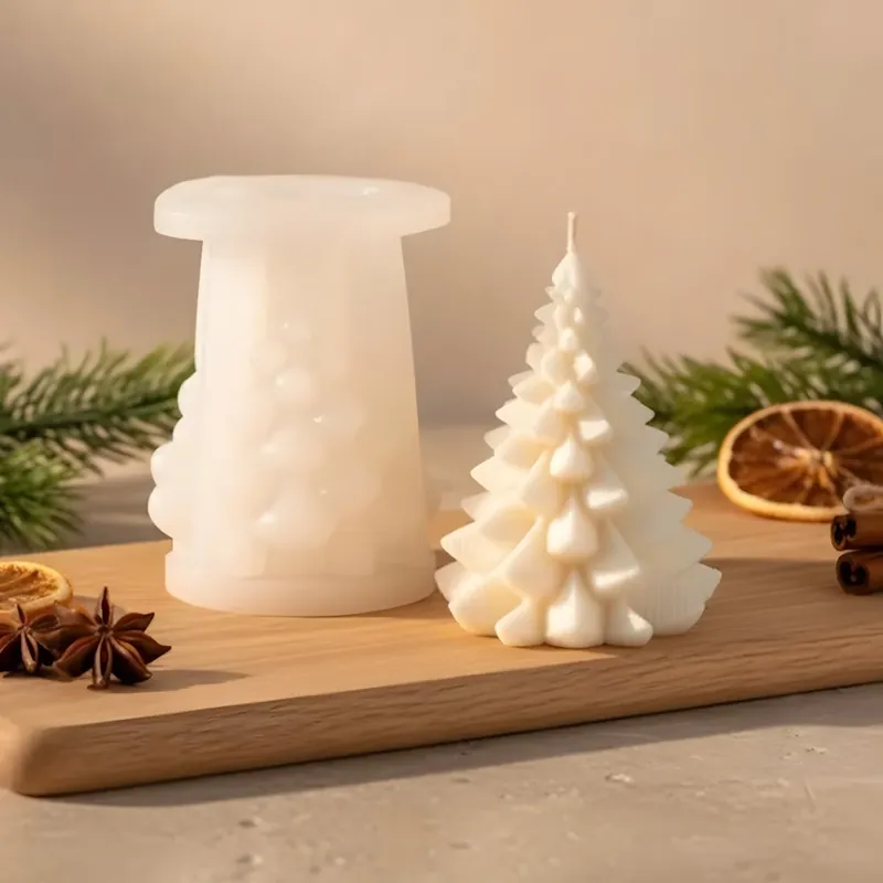 Preiswert Small fir tree candle mould - Silicone