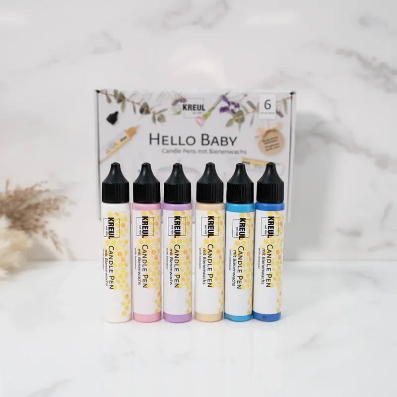 Top-Seller Candle Pens - Hello Baby - Set of 6