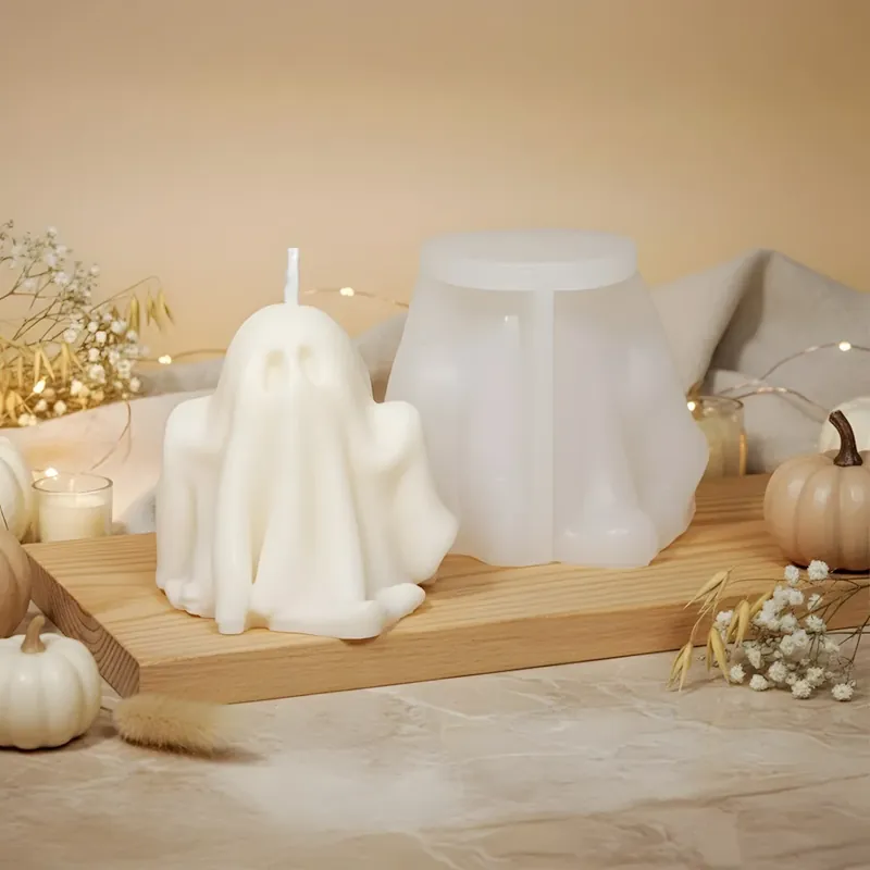 Ghost candle mould - Silicone Billig