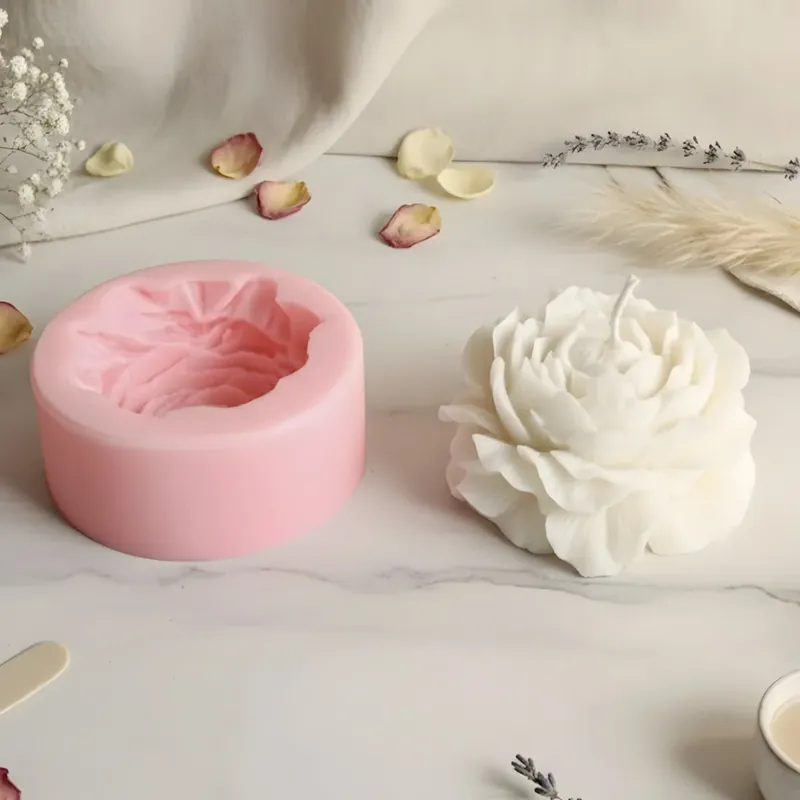 Schneller Versand Large Peony design mould - Silicone
