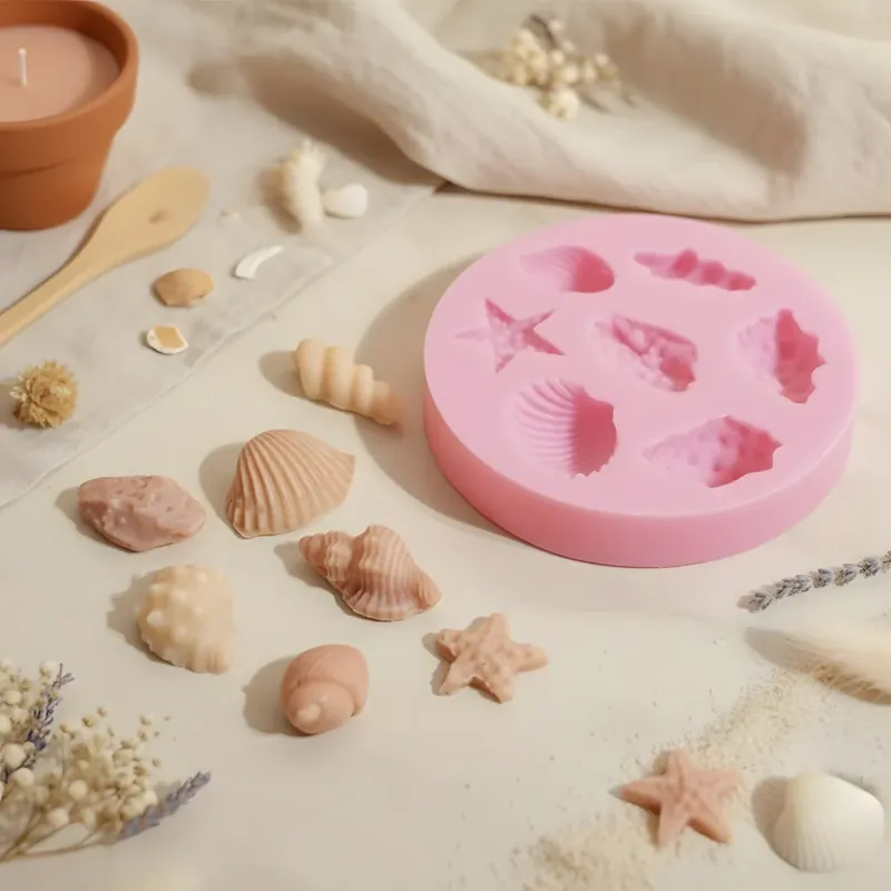 Shellfish decoration mould - Silicone Ausverkauf