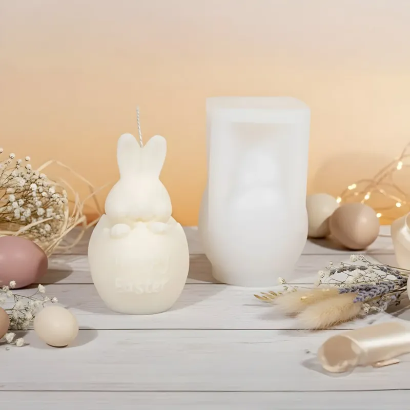 Sale Easter Bunny candle mould - Silicone