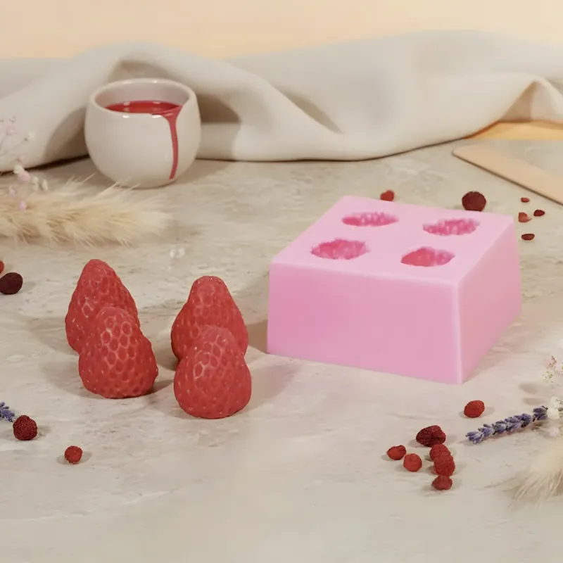 Strawberry decoration mould - Silicone Nur Für Kurze Zeit