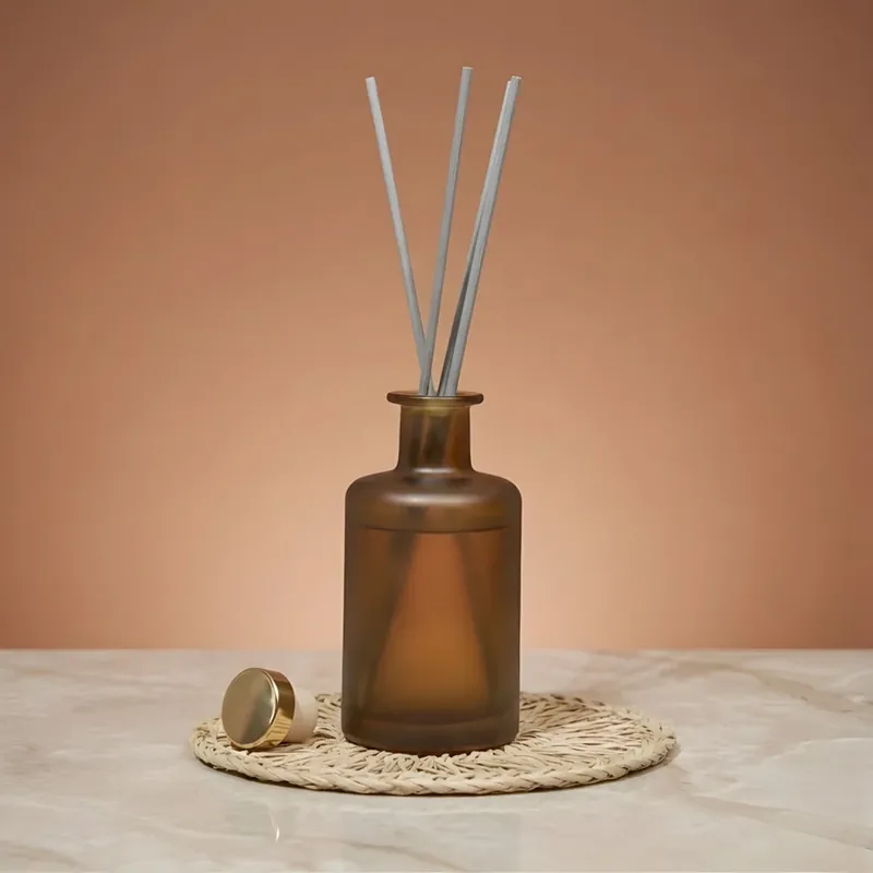 Frosted Amber Harmony Diffuser Bottle - 250 ml Expressversand