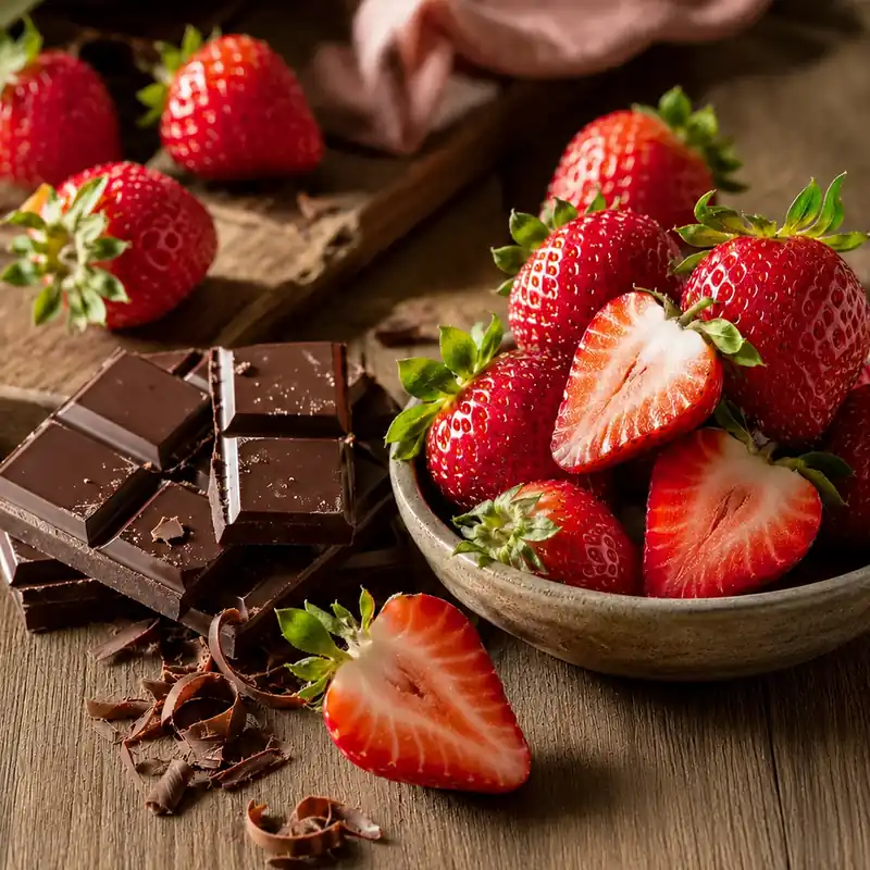 Strawberry chocolate - Candle fragrance oil Solange Der Vorrat Reicht