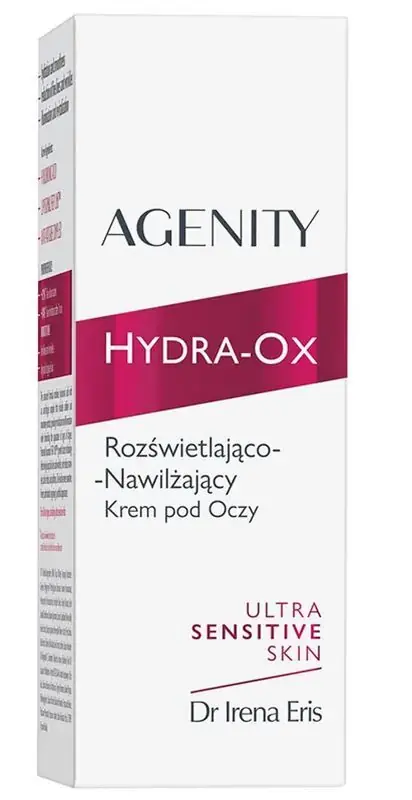 Schneller Versand AGENITY HYDRA-OX Illuminierende Hydro-Feuchtigkeitsspendende Augencreme 15 ml