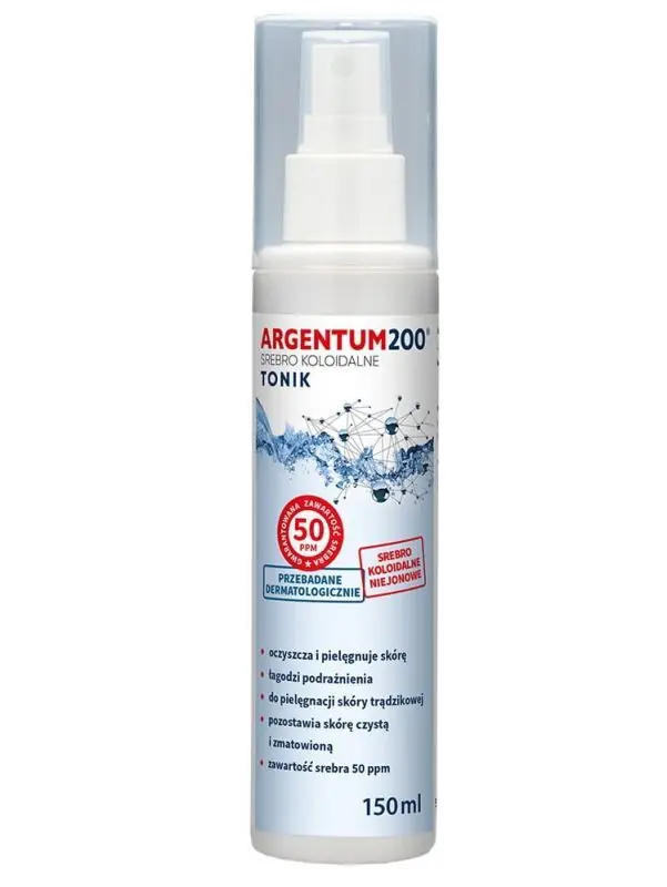 AURA HERBALS Argentum 200 (50 ppm) Kolloidales Silber – Spray/Gesichtswasser 150 ml Top-Preis
