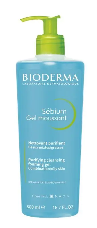 Garantierte Lieferung BIODERMA SEBIUM Gel Moussant Antibakterielles Reinigungsgel 500 ml