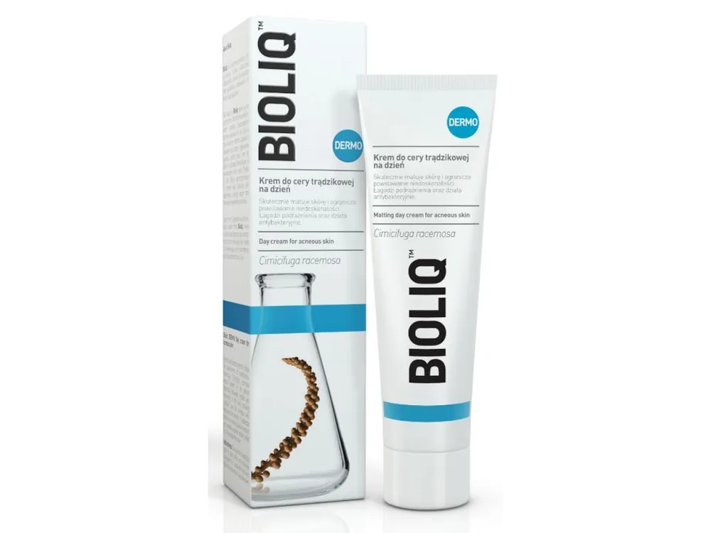 Direkt Vom Hersteller BIOLIQ DERMO Tagescreme für zu Akne neigende Haut 50 ml