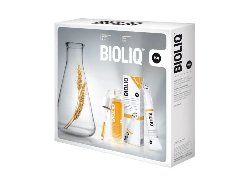 Solange Der Vorrat Reicht BIOLIQ PRO SET Augenserum 15 ml, Intensiv Feuchtigkeitsserum 30 ml