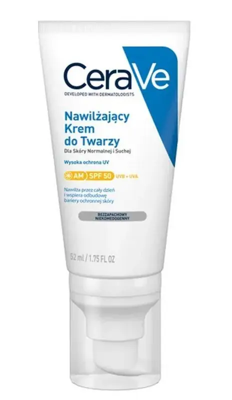 Zertifiziert CERAVE Feuchtigkeitsspendende Gesichtscreme SPF 50 52 ml