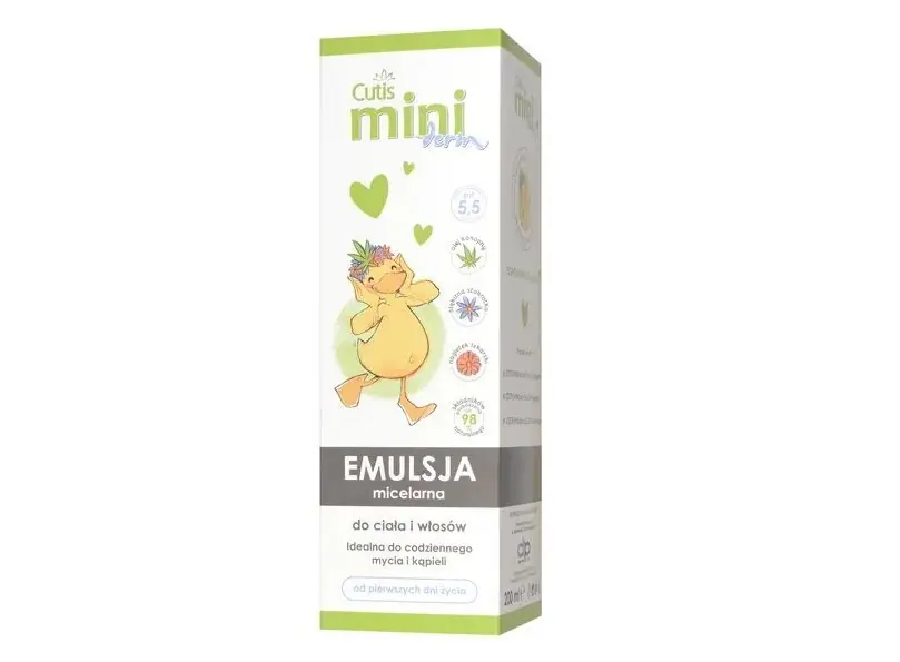 CUTIS MINI DERM Emulsja micelarna do ciała i włosów 200 ml Preis Gesenkt
