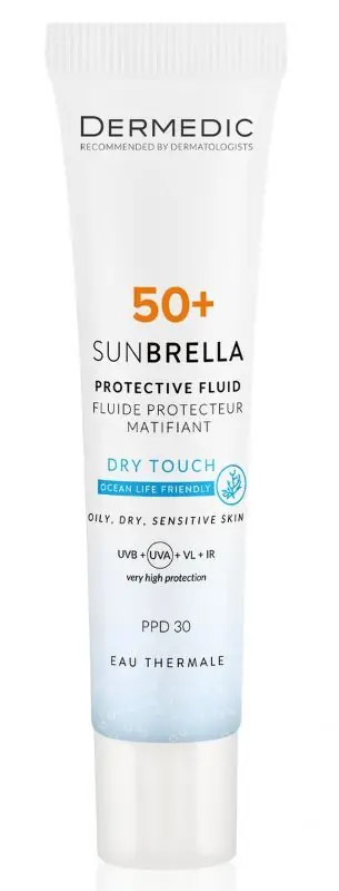 DERMEDIC SUNBRELLA Mattierender Sonnenschutz SPF 50+ PPD 30 40 ml Saisonangebot
