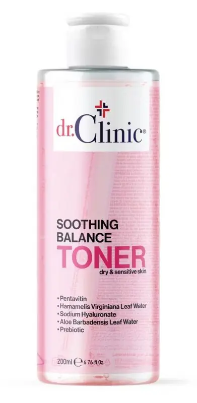 Solange Der Vorrat Reicht Dr. Clinic Prebiotic Tonic für empfindliche Haut 200 ml