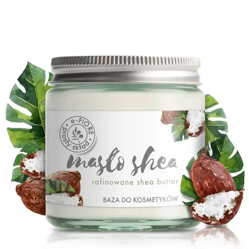 Kracherpreis e-FIORE MASŁO SHEA Rafinowane Karite naturalne, delikatne 120ml