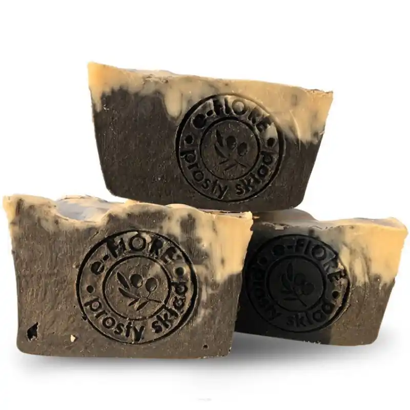 e-FIORE Naturseife mit Schwarzkümmel, Thymian und Aktivkohle 100 g Wochenendangebot